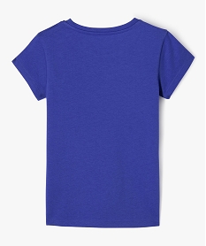 tee-shirt a manches courtes avec motif fille bleu tee-shirtsE826901_3