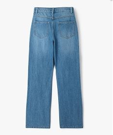 jean straight delave avec taille ajustable fille bleu vif jeansE839201_3