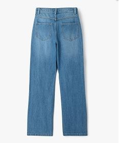 jean straight delave avec taille ajustable fille bleu vif jeansE839201_4