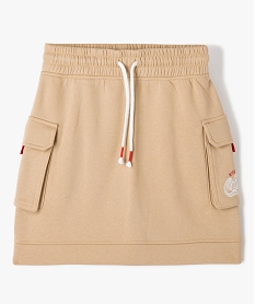 GEMO Jupe en maille molletonnée fille - Camps United beige standard