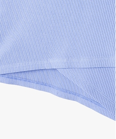 tee-shirt a manches courtes avec bas asymetrique fille bleu tee-shirtsE846301_2