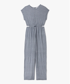 GEMO Combinaison pantalon avec ouvertures à la taille fille Imprimé