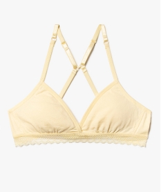 GEMO Soutien-gorge triangle spécial dos nageur fille jaune vif