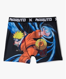GEMO Boxer microfibre douce imprimée garçon - Naruto Noir