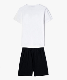 pyjashort bicolore avec motif manga garcon - naruto blancE852101_4