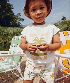tee-shirt avec motif estival bebe garcon beige debardeursE856401_4