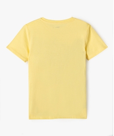 tee-shirt a manches courtes avec motif tigre garcon jaune tee-shirtsE858401_3