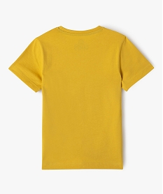tee-shirt manches courtes en coton imprime garcon - camps united jaune tee-shirtsE859001_3