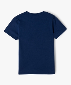 tee-shirt manches courtes en coton imprime garcon - camps united bleuE859101_3