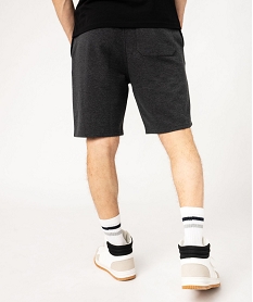 bermuda en maille avec ceinture ajustable homme gris shorts et bermudasE876501_3