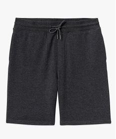bermuda en maille avec ceinture ajustable homme gris shorts et bermudasE876501_4