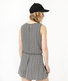 blouse sans manches en maille fluide femme beige blousesE877401_3