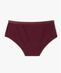 shorties en coton stretch femme (lot de 5) - les pockets eco dim multicolore shortiesE878701_3