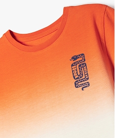 tee-shirt manches manches courtes tie-and-dye garcon orange tee-shirtsE879801_2