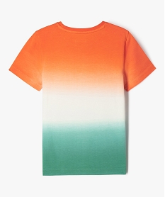 tee-shirt manches manches courtes tie-and-dye garcon orange tee-shirtsE879801_3