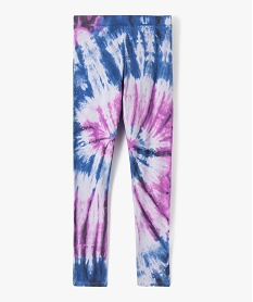 leggings de sport effet tie and dye fille imprime leggingsE880401_1