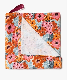 serviette de plage en velours eponge avec elastique femme rose standard autres accessoiresE882301_2