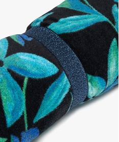 serviette de plage en velours eponge avec elastique femme bleu standard autres accessoiresE882401_3