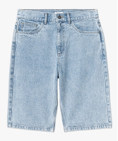 bermuda en jean loose delave homme bleuE892501_4