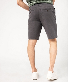 bermuda chino en twill de coton stretch homme gris shorts et bermudasE892801_3