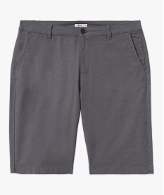 bermuda chino en twill de coton stretch homme gris shorts et bermudasE892801_4