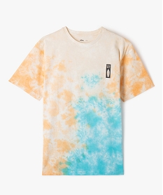 tee-shirt manches courtes tie-and-dye garcon orange tee-shirtsE900001_1