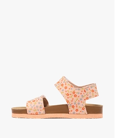 sandales fille a scratch a motifs champetres rose sandales et nu-piedsE901201_3