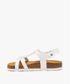 sandales fille vernies a bride centrale pailletee blanc standardE901401_3