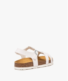 sandales fille vernies a bride centrale pailletee blanc standardE901401_4