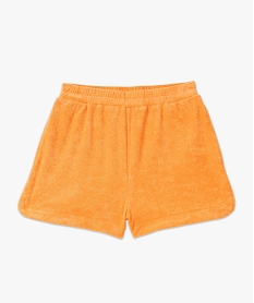 short ample en eponge femme orange shortsE902901_4