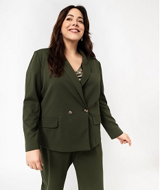 veste de costume femme grande taille vert vestes et manteauxE903201_1