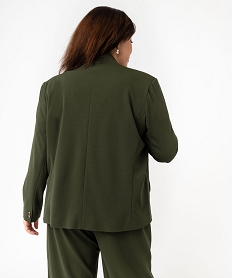 veste de costume femme grande taille vert vestes et manteauxE903201_3