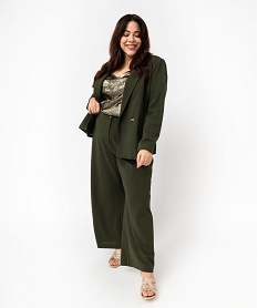 veste de costume femme grande taille vertE903201_4