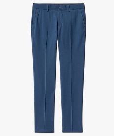 pantalon de costume ajuste homme bleu chineE905601_4