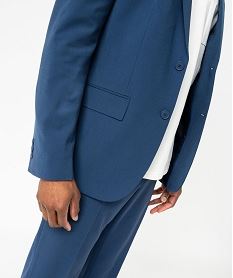 veste de costume coupe droite homme bleu chine vesteE905701_2