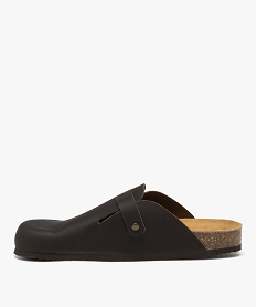 sabots homme en cuir uni style casual marron chineE945801_3