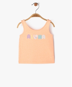 GEMO Débardeur à motifs bébé fille rose standard