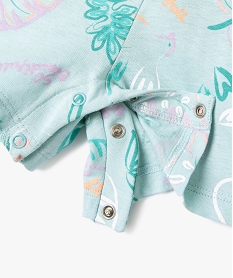 combishort sans manches en jersey de coton imprime bebe fille multicoloreE948201_3