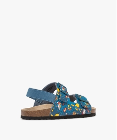 sandales garcon super-heros a bride talon elastique et brides a boucle bleuE953901_4