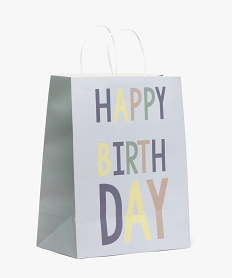 sac cadeau danniversaire en papier recycle imprime bleu standardE975401_1