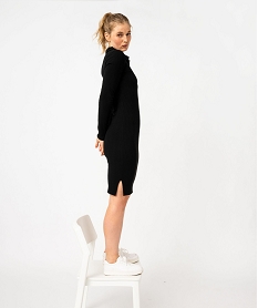 NU-PIED NOIR ROBE NOIR:40289710466-Polyester////