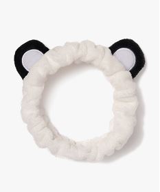 bandeau en maille peluche avec oreilles fille blanc standard accessoires cheveuxE992801_3