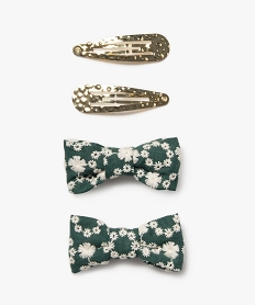 barrettes pour les cheveux fille (lot de 4) vert standardE994101_1