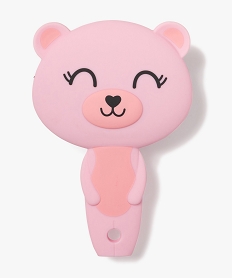 GEMO Mini brosse à picots en forme d’animal fille rose standard