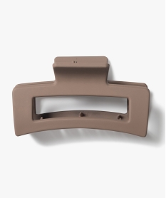 pince crabe femme forme rectangle mate brunF000801_3