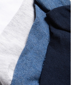 chaussettes garcon ultra-courtes unies (lot de 5 paires) navyF022801_2