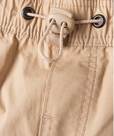bermuda coupe loose style cargo garcon beigeF023201_2