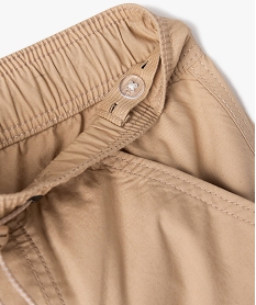 bermuda coupe loose style cargo garcon beigeF023201_3