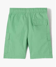 bermuda coupe loose style cargo garcon vertF023301_3