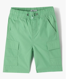 bermuda coupe loose style cargo garcon vertF023301_4
